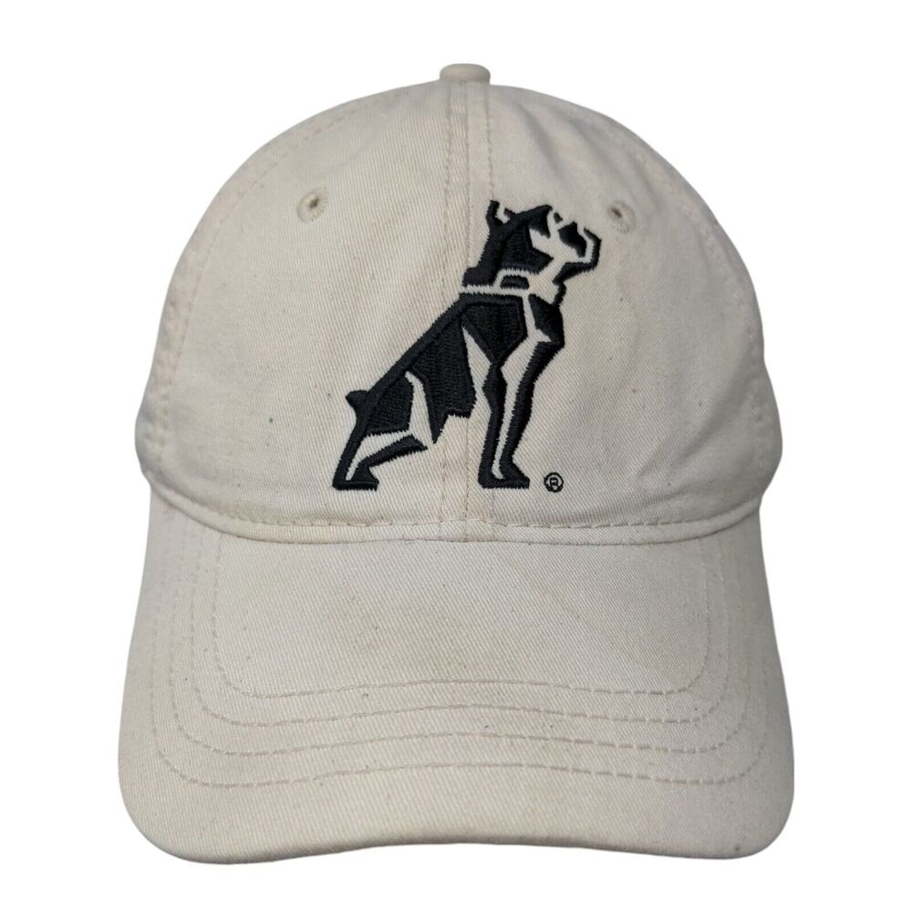 Mack Trucks Bulldog Strapback Hat Tan One Size Adjustable Embroidered Cotton